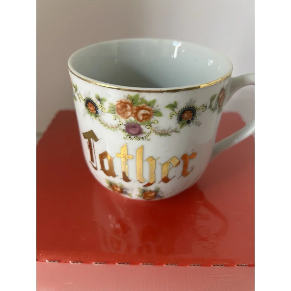 Vintage Porcelain Large‎ Teacup 